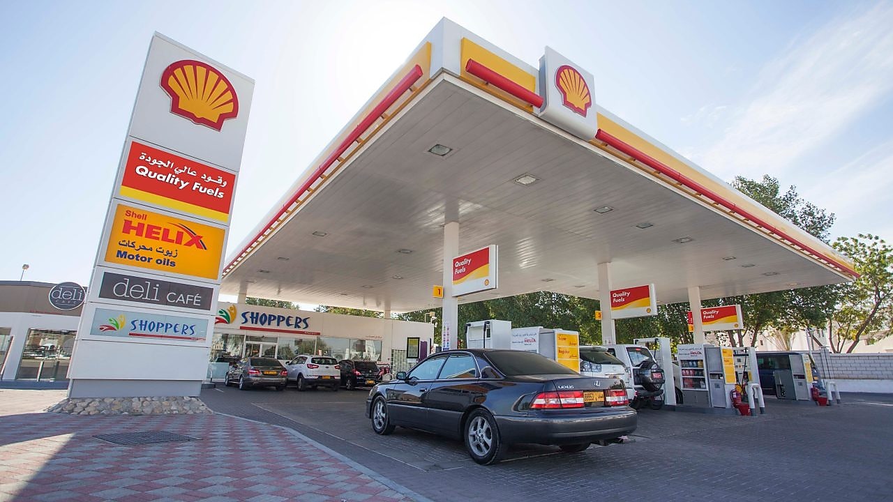 Oman Shell fuel station