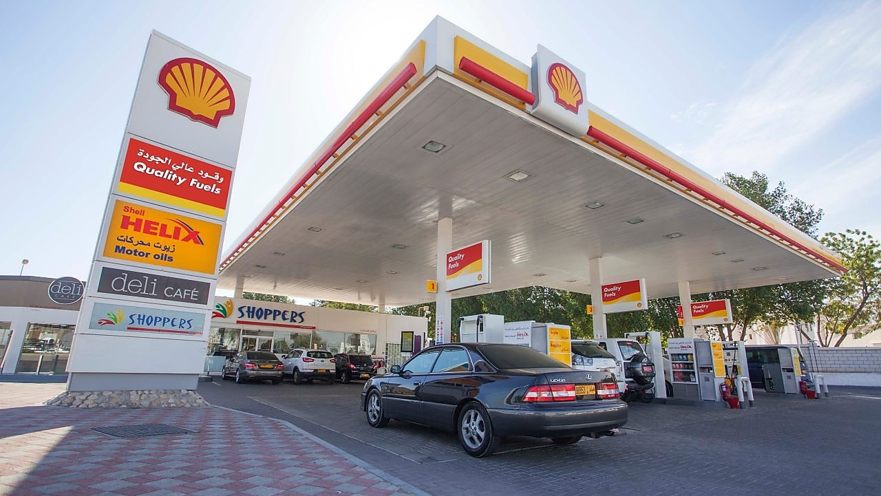 Oman Shell fuel station