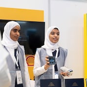 Shell NXplorers students presenting their project in OSW
