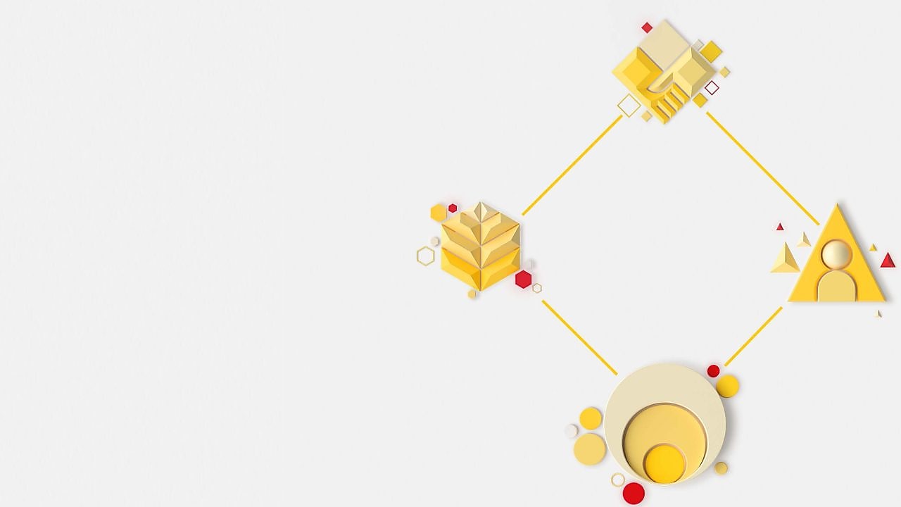 Graphic with all four main Powering progress pillar 3d graphs in a diamond pattern
