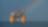 Mars B Platform in the Gulf of Mexico with a rainbow overhead