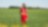 An employee stands in a field near a Quest C02 injection well northeast of Edmonton, Alberta in Canada